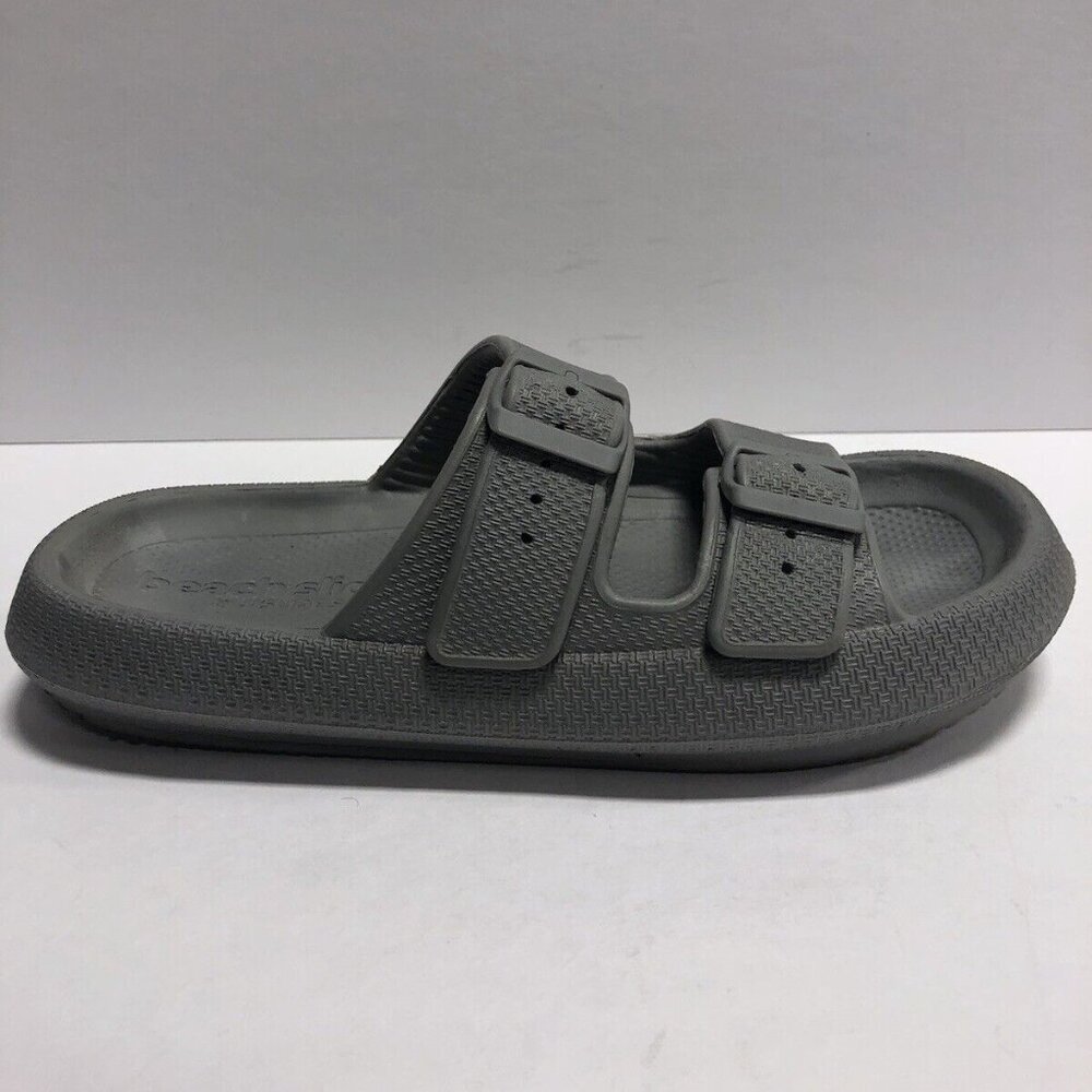 J Slides Women’s SoCool Gray Sandals, Size 10M